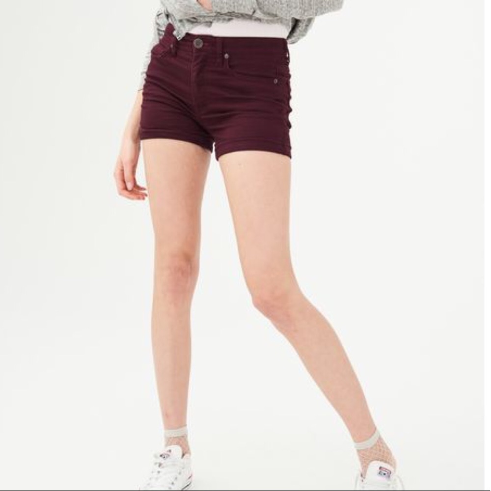 Aeropostale High Waisted Midi Shorts
